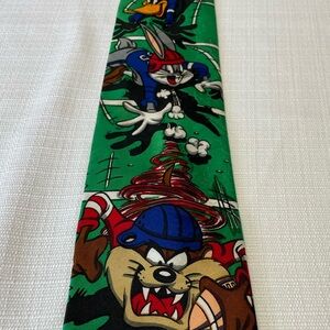 Looney Tunes football tie
